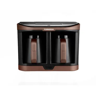 Tornado Automatic Turkish Coffee Maker 660ml Tornado Automatic Turkish Coffee Maker 660ml, Brown x Black, Water Tank TCME-100D-PRO
