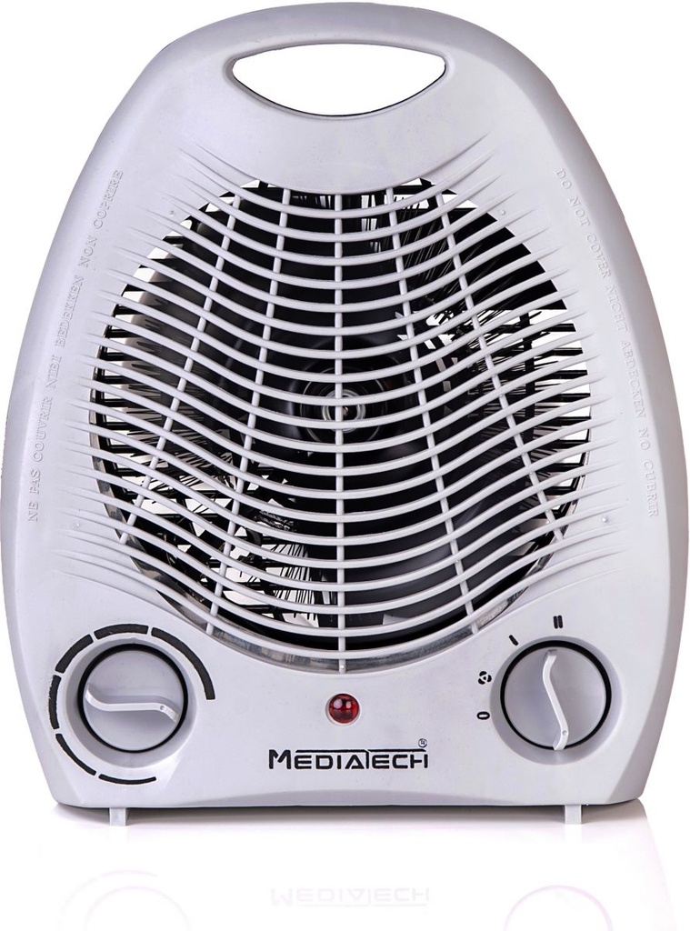 Midea Tech Electric Fan Heater, 2000 Watts, MT-001 - White.
