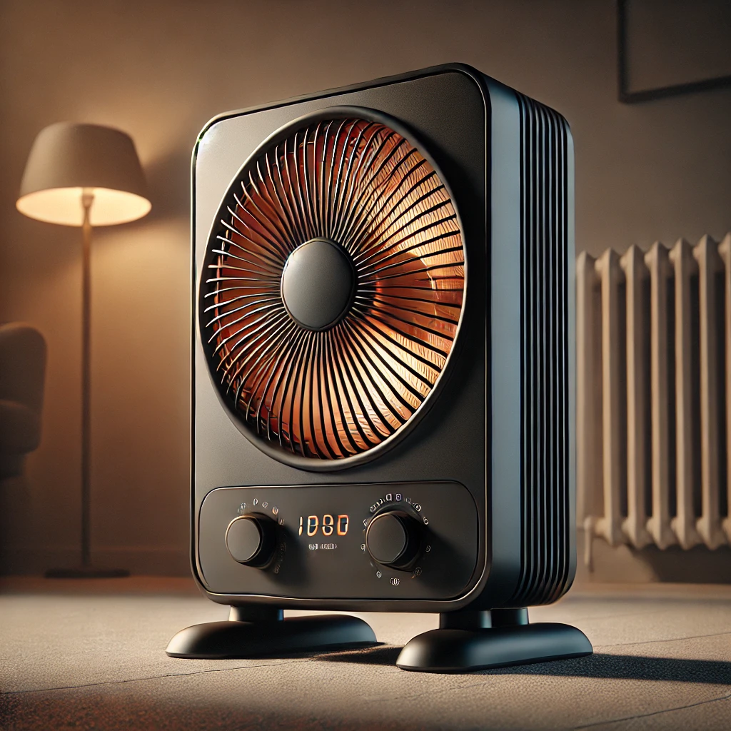 Fan Heater - Comfy Air Power: 1000/2000 Watts Heat Levels: 2 Levels Color: Black