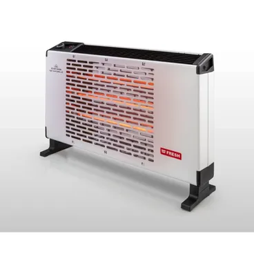 Fresh Heater - 3 Candles - 2100 Watts - White.