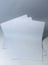 ورق فولسكاب مسطر