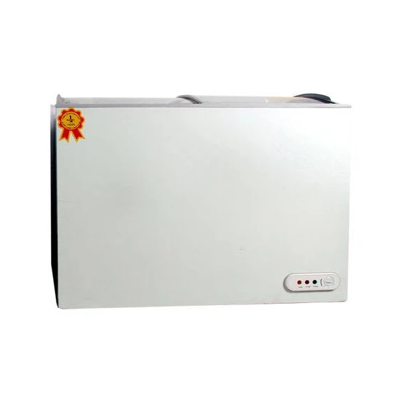 ديب فريزر الاسكا باب زجاج أفقي - 330 لتر - أبيض