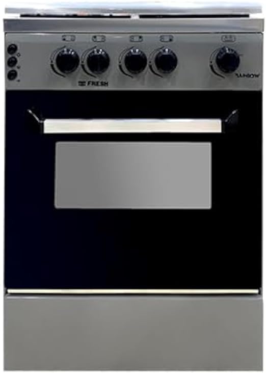 Fresh Cooker Rainbow 4 Burners 60*60 cm, 500017611 - Grey