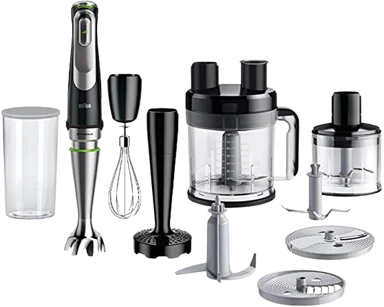 Braun Multiquick 9 Hand Blender, 1200 Watt - Multicolour Braun Multiquick 9 Hand Blender, 1200 Watt, MQ 9185XLI - Multicolour