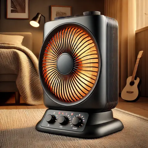 [YL-385] Fan Heater - Comfy Blue Power: 1000/2000 Watts Heat Levels: 3 Levels Features: Oscillation Color: Black