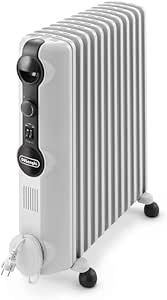 [YL-400] Delonghi Oil Heater, 9 Fins, 2000 Watts - White