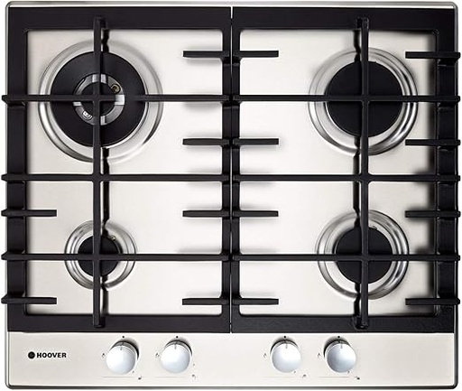 [YL-170] Hoover Built-in Hob 60x60, 4 Gas Burners - Stainless Steel Hoover Built-in Hob 60x60, 4 Gas Burners, HHW6LCXEGY - Stainless Steel